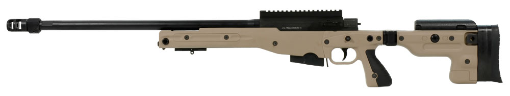 Accuracy International AT 308 Win Folding Pale Brown 24" SFP
