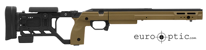 KRG Whiskey-3 Chassis Folding 700LA FDE Large Grips