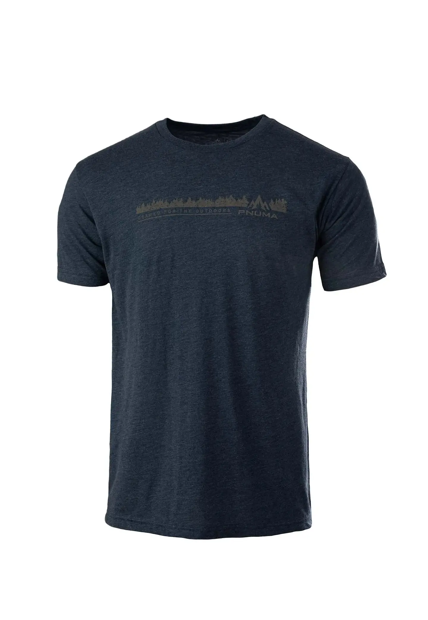 Pnuma Outdoors Lifestyle Tree Line Tee, Indigo Color XL LS-TS-TL-IN-XL