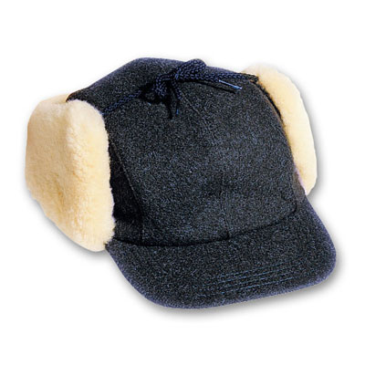 Filson SM Charcoal Double Mackinaw Cap 60041