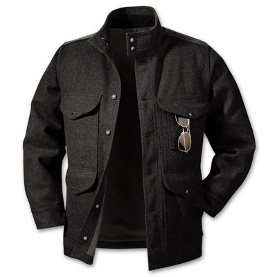 Filson XS Black Greenwood Wool Jacket 10232