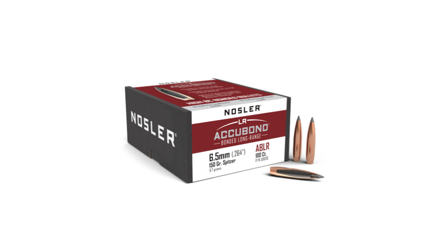 Nosler AccuBond Long Range ABLR - 6.5mm 150g SP (100ct, M/P of 3) Bullets 58930