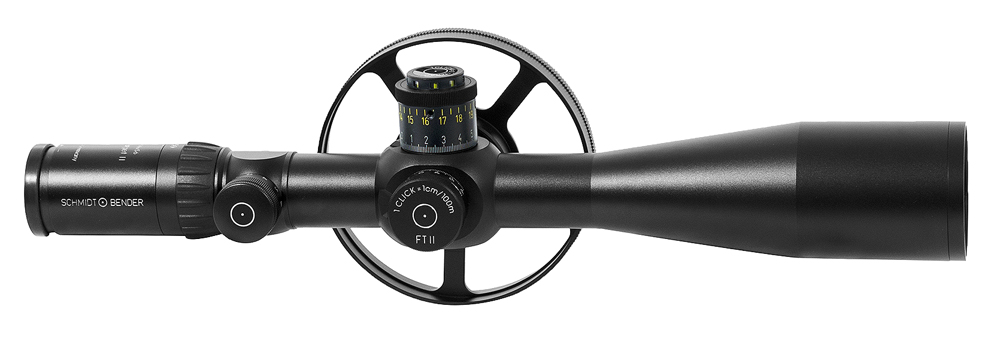Schmidt Bender 12.5-50x56 FTII FTDOT 1cm CW BLK Scope
