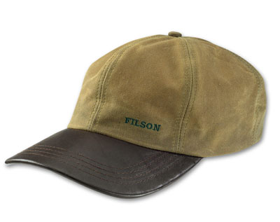 Filson Tan Tin Leather Cap 30038