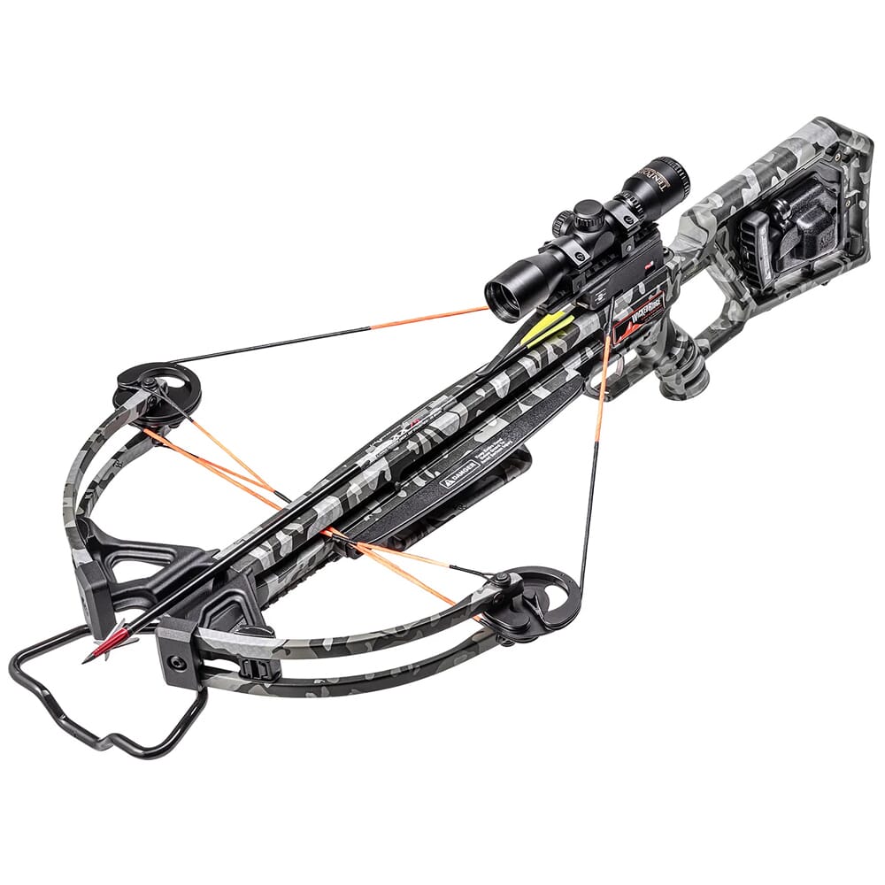 Wicked Ridge Rampage 360 Peak Camo PRE-SIGHTED Crossbow w/ACUdraw and 50 Multi-Line Scope WR20015-9431