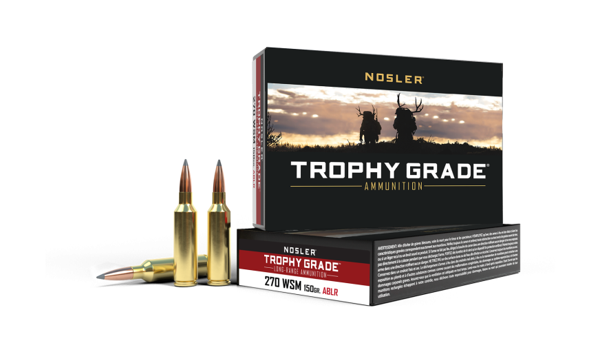 Nosler Trophy Grade (Long Range) TGA - 270 WSM 150g ABLR SP (20ct) Ammunition 60114
