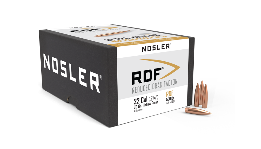 Nosler RDF RDF - 22 70g HPBT (500ct, M/P of 1) Bullets 53067