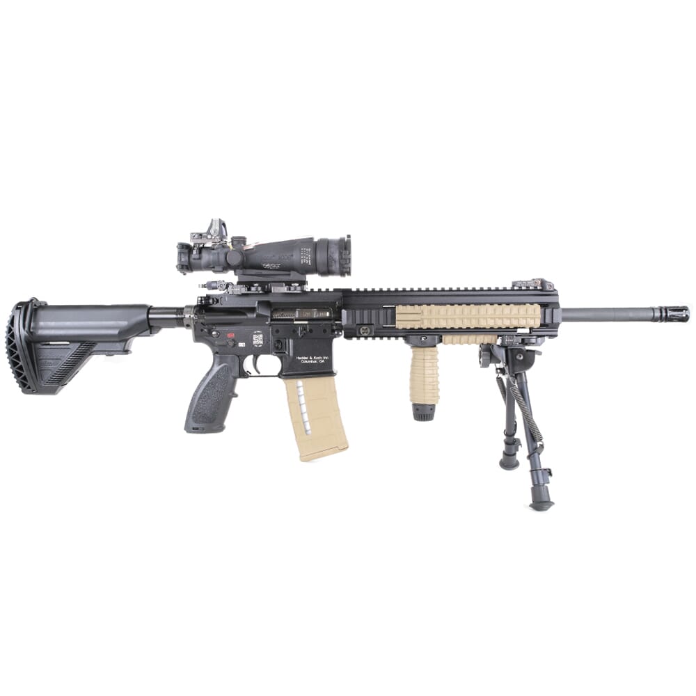 HK MR27 Tribute Rifle Deployment Kit w/(1) 30rd Mag, Hard Case, Trijicon Optic, Bipod, Sling, Vertical Grip & Challenge Coin 81000930