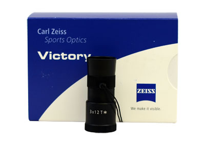 Zeiss 3x12 T Demo Monocular 522012-0000-000 Excellent Cond. w/Case DA390