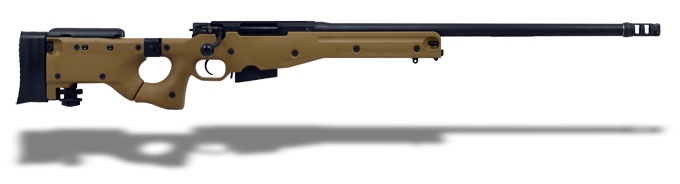 Accuracy International AW .308 24' SAS Brake, No Rail, Dark Earth Folder, Butt Spike