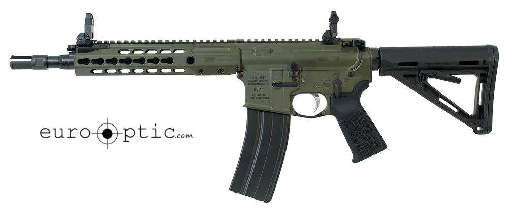 Barrett REC7 5.56 NATO Rifle: GEN II SBR Green Receiver 11.5" Barrel Barrett Hand guard 16022