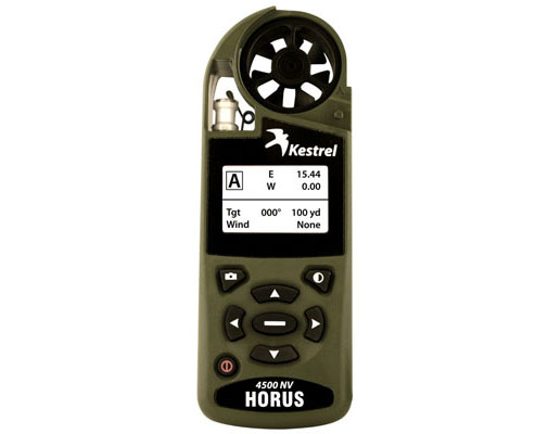 Kestrel 4500 Shooters Weather Meter with Horus Ballistics Calculator Olive Drab 4500H 0845HOLV