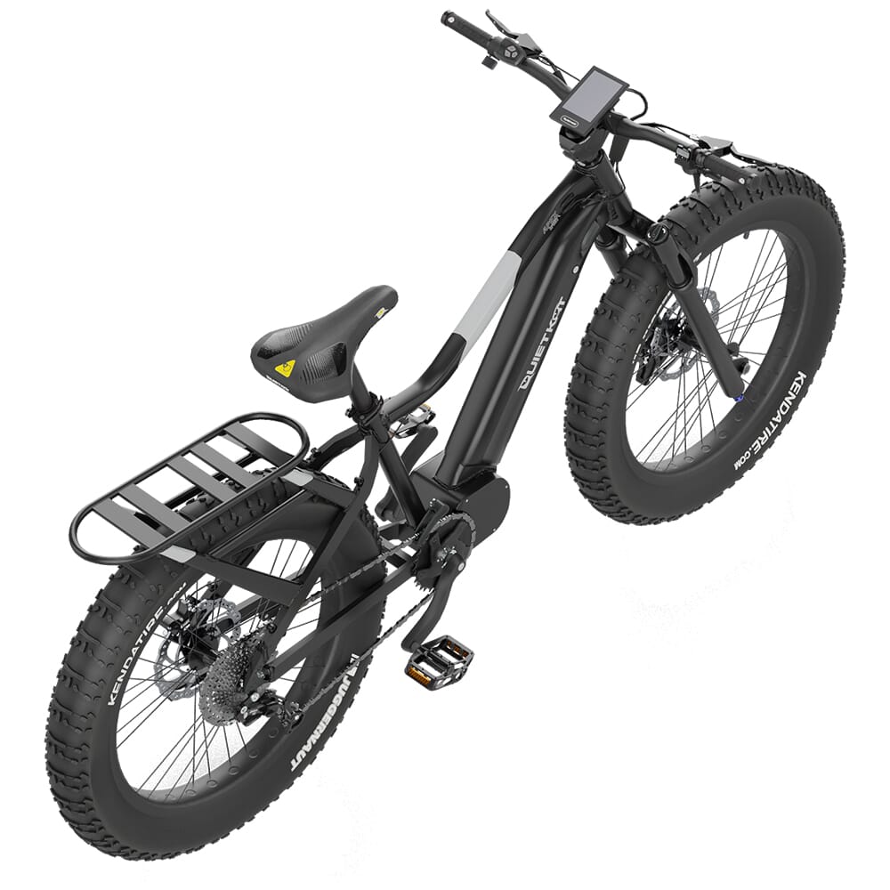QuietKat Apex Sport VPO Gunmetal Large eBike w/FKA-20633 Pathfinder 48v 16Ah Battery APS-VPO-GUN-19