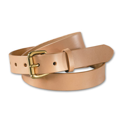 Filson 28 Natural 1" Leather Belt 63204