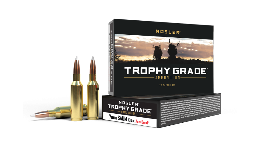 Nosler Trophy Grade TGA - 7mm SAUM 160g AB SP (20ct) Ammunition 60045