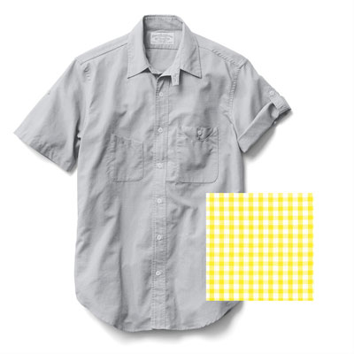 Filson Mens XS Yellow Short Sleeve Scout Shirt 10385-HY