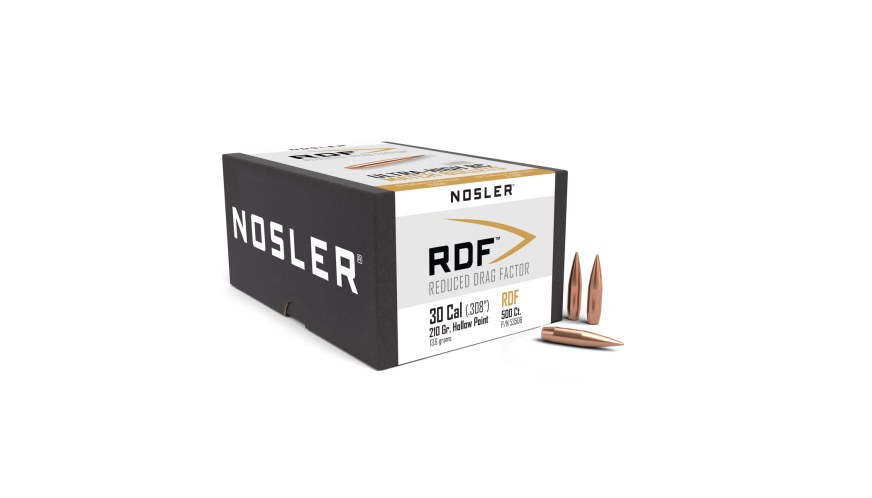 Nosler RDF RDF - 30 210g HPBT (500ct, M/P of 1) Bullets 53506