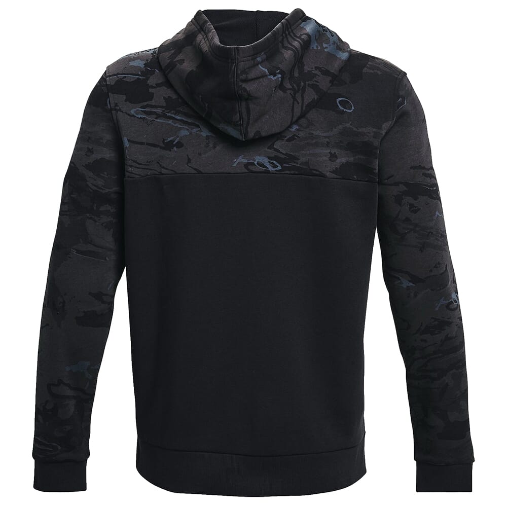Under Armour Rival Camo Blocked Fleece Hoodie Black/UA Blackout Camo/Elemental XXL 1373180-001006