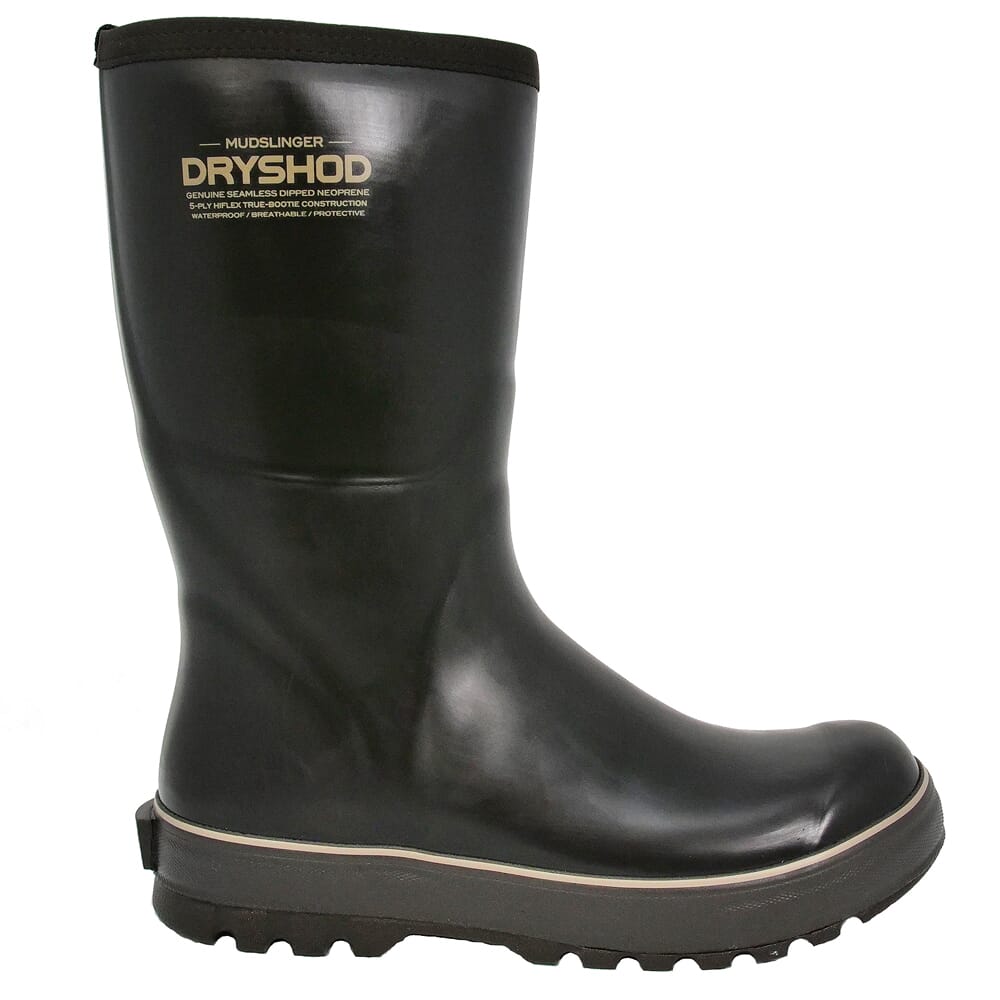 Dryshod Mudslinger Mid Boots, Midnight Brown/Honey, Size 11 (MUD-MM-BR-M11)