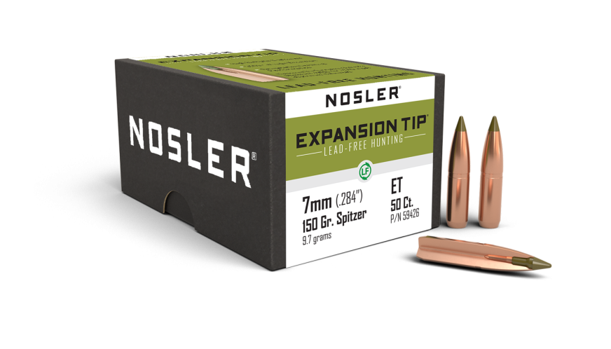 Nosler E-Tip ET - 7mm 150g SP b710 (50ct, M/P of 3) Bullets 59426