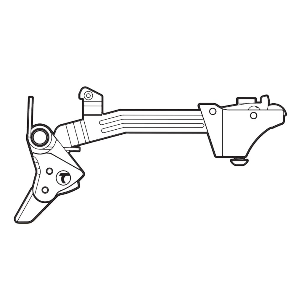 Timney Triggers Alpha Competition Glock Gen 3-4 Pivot Trigger Shoe AG-P-3-4-BLK