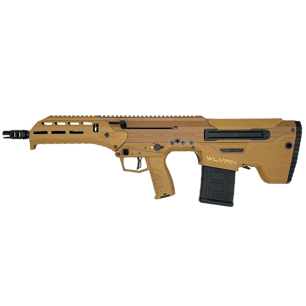 Desert Tech WLVRN 7.62 NATO 16" 20rd FDE Rifle WLV-RF-A1620-F