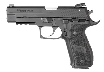 Black Anodize, Adjustable Sights, DA/SA Trigger, Beavertail, SRT, 1-Piece Enhanced E2 Grip 226BR-22-BAS