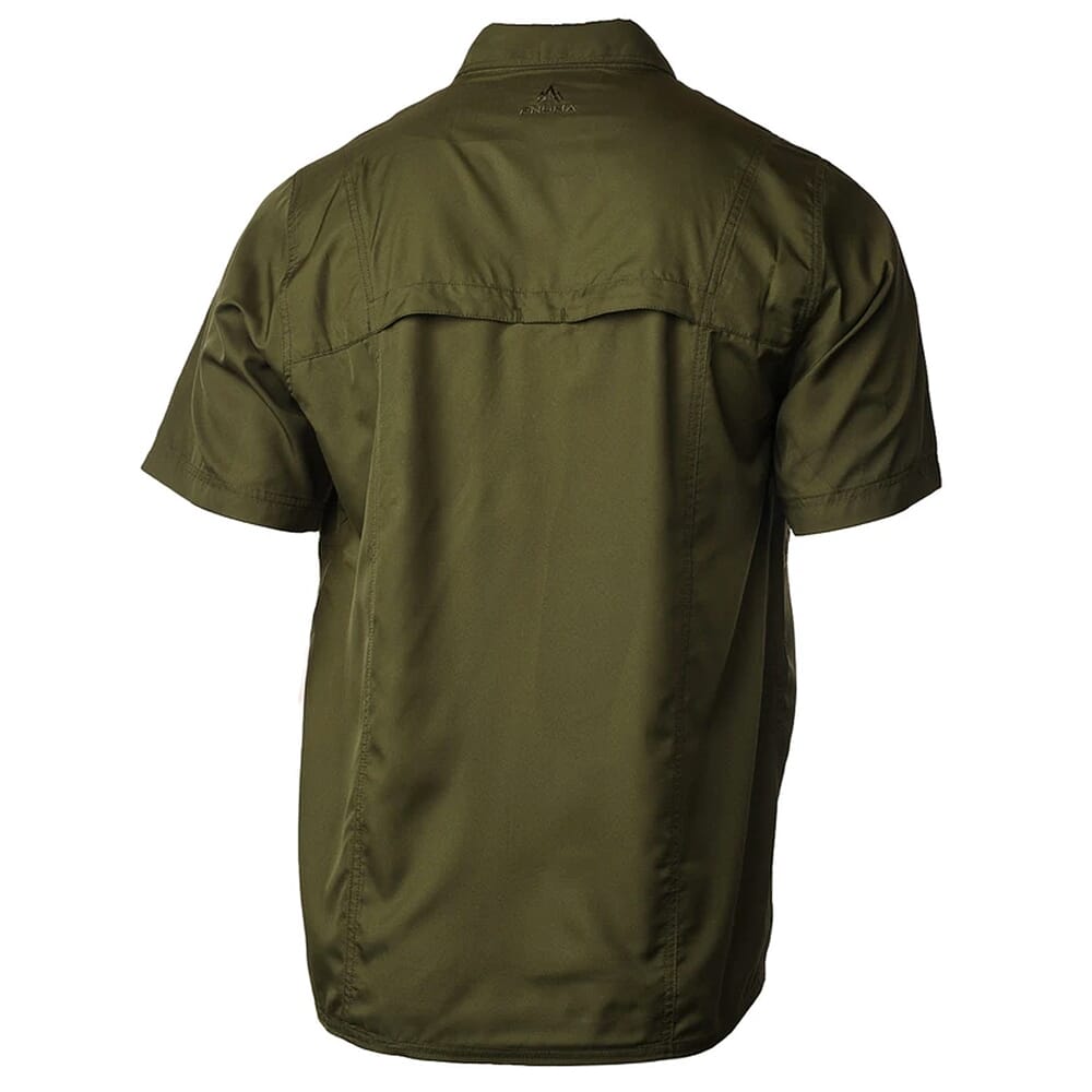 Pnuma Outdoors Short Sleeve Shooting Shirt Dark Olive 3XL PSSSSCYXXX