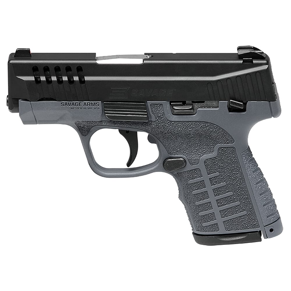 Savage Arms Stance MC9MS 9mm 3.2" 1:10" Bbl Gray Semi-Auto Pistol w/(1) 7rd & (1) 8rd Mags 67008