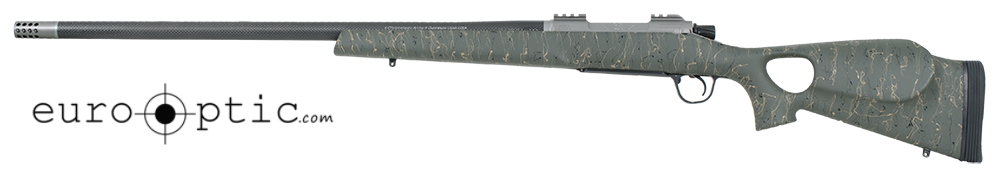 Christensen Arms Summit Ti-TH .338 Lapua Mag 27" Thumbhole Green W/Black And Tan Webbing Rifle CA10269-717423