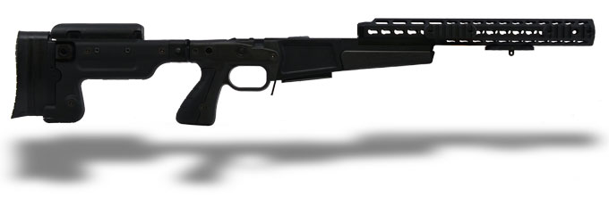 Accuracy International AX Chassis Short Action M700 Black 20224FCBL