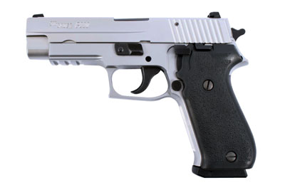 STAINLESS, Natural Stainless Slide & Frame, SLITE, Hogue Rubber Grips 220-45-SSS