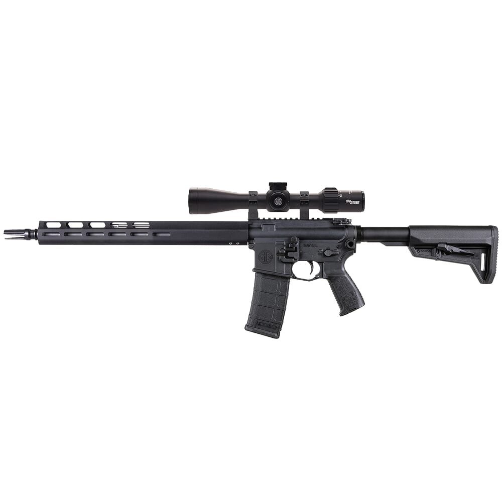 Sig Sauer M400 TREAD 5.56 NATO 16" 30rd Black/Stainless Steel Rifle w/M-LOK and Sierra3 BDX Scope RM400-16B-TRD-BDX