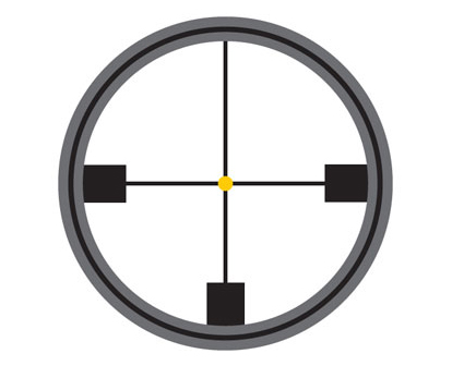 Trijicon TR21-3 Accupoint 1.25-4x24 German 4 crosshair with Amber Dot