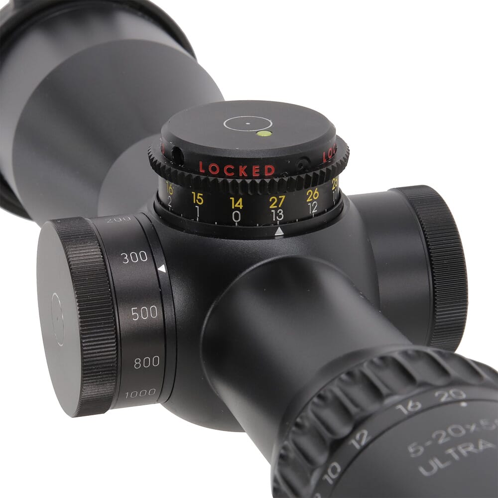 Schmidt Bender PM II 5-20x50 Ultra Short H59 .1mrad CCW DT27 MTC LT/ST Non-illuminated 873-911-592-G8-E8