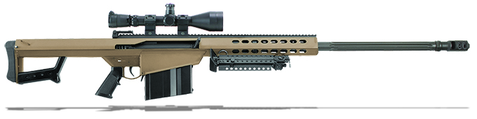 Barrett 82A1 .416 FDE 29&quot; Leupold Mark 4 M1 &amp; Rings 14020