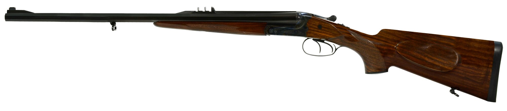 Merkel 140-2 SXS Safari Double Rifle 470 NE Octagon Barrel