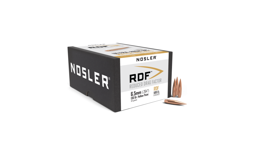 Nosler RDF RDF - 6.5mm 130g HPBT (500ct, M/P of 1) Bullets 54722