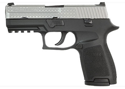 Sig P250 Diamond Plate 9mm Pistol 250C-9-DP