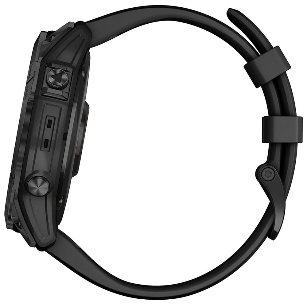 Garmin fenix 7X Sapphire Solar Black DLC Titanium w/Black Band Smartwatch 010-02541-22