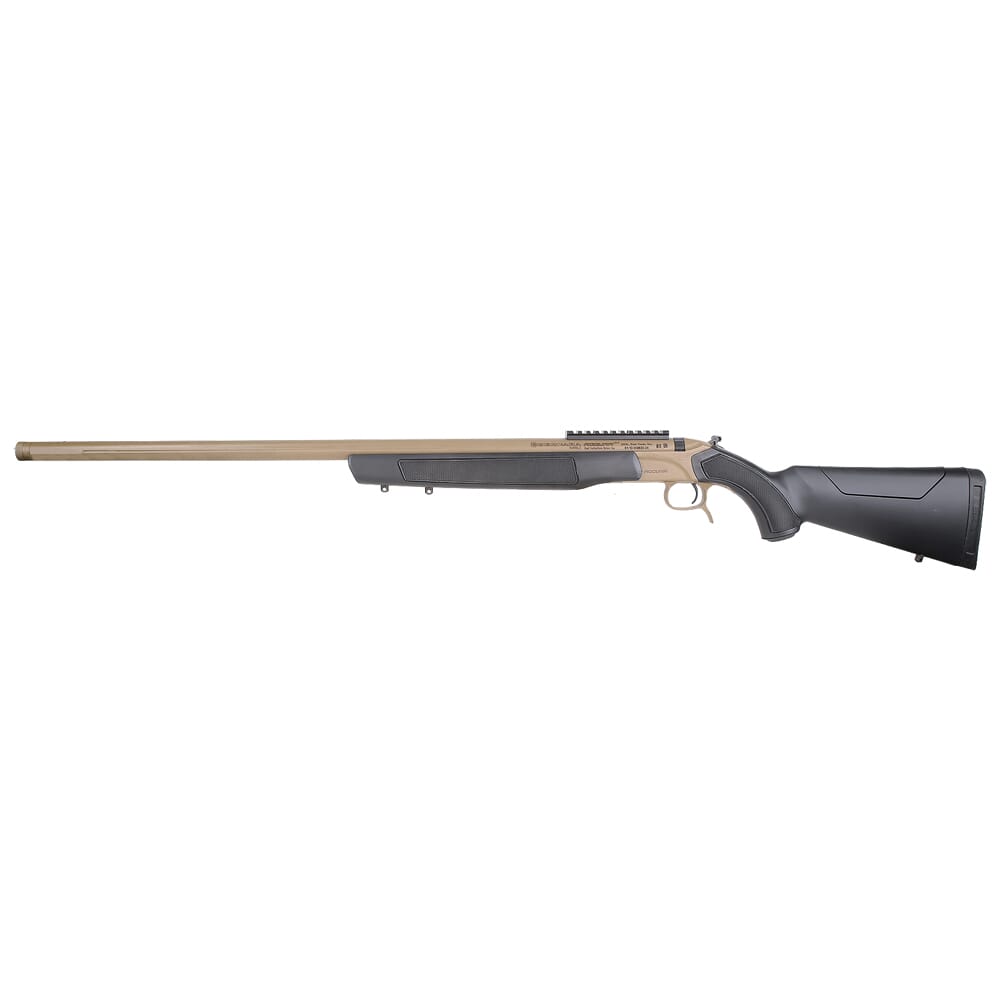 CVA Accura LR-X 209 Magnum .50 Cal 30" 1:28" 3/4x24" Bbl FDE/Nitride/Black Break Action Inline Muzzleloader w/0 MOA Pic Rail PR3211NM