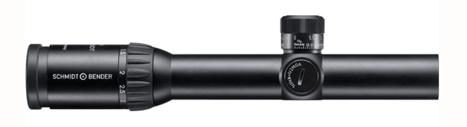 Schmidt Bender PM 1.1-4x20 Turret Rifle Scope