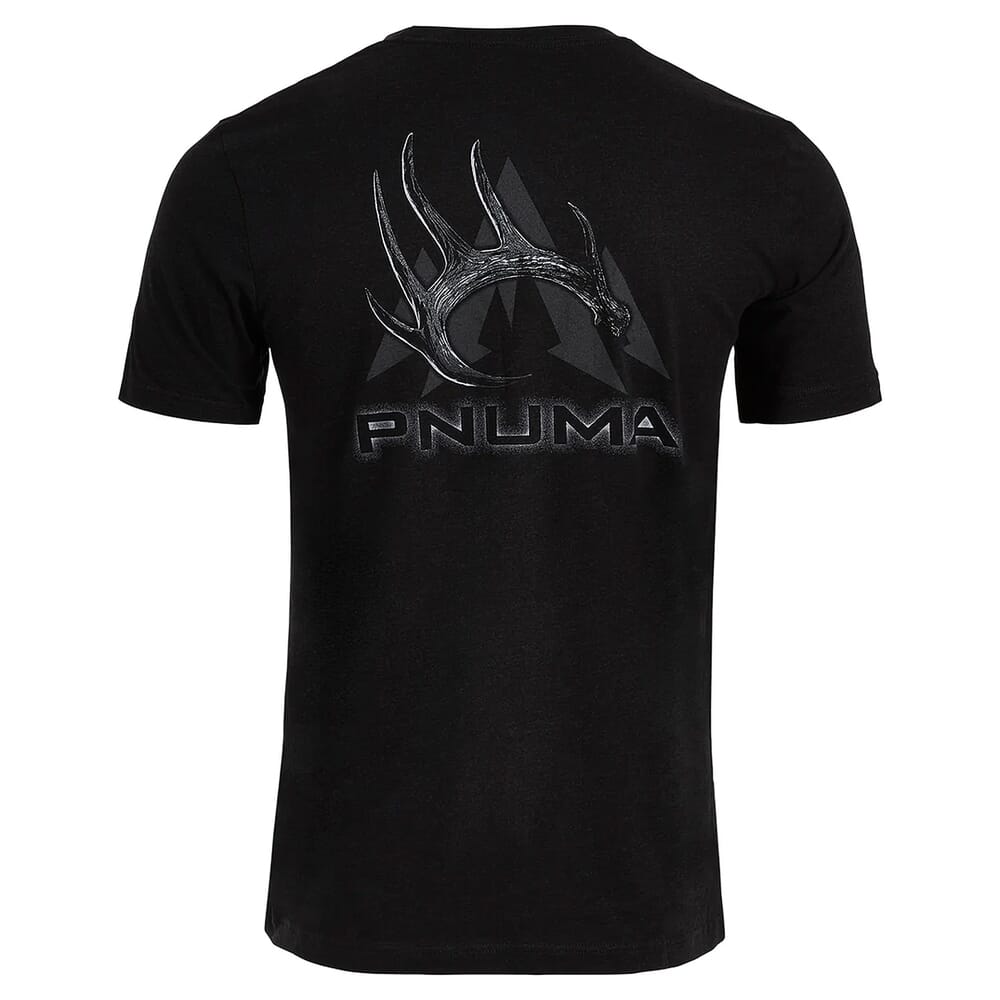 Pnuma Outdoors Dark Whitetail Tee Shirt Black XL SS-TS-DW-BL-XL