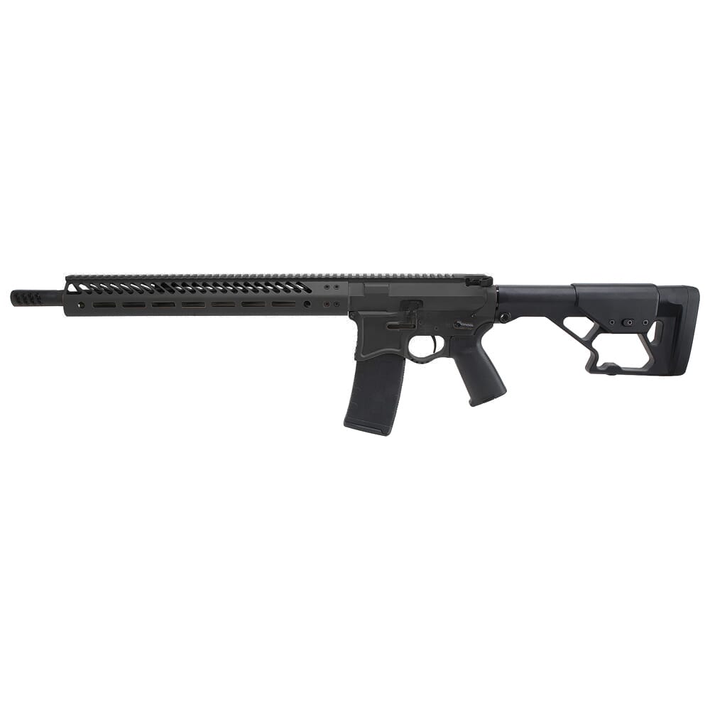 Seekins Precision DMR .223 Wylde 16" 1:8" 1/2"x28 TPI Bbl Black Rifle 0011300071-BLK