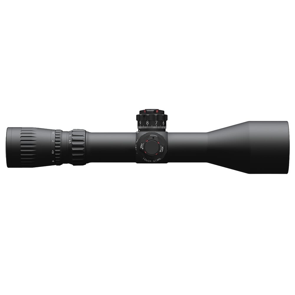 March FX Tactical 4.5-28x52mm FML-PDK Reticle 0.1MIL FFP Non-Illuminated Riflescope w/Shuriken Dial Lock D28HV52WFMLX