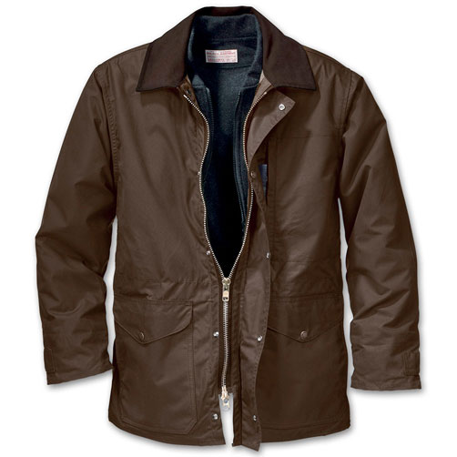 Filson 2XL Brown Cover Cloth Weekender Coat 10023
