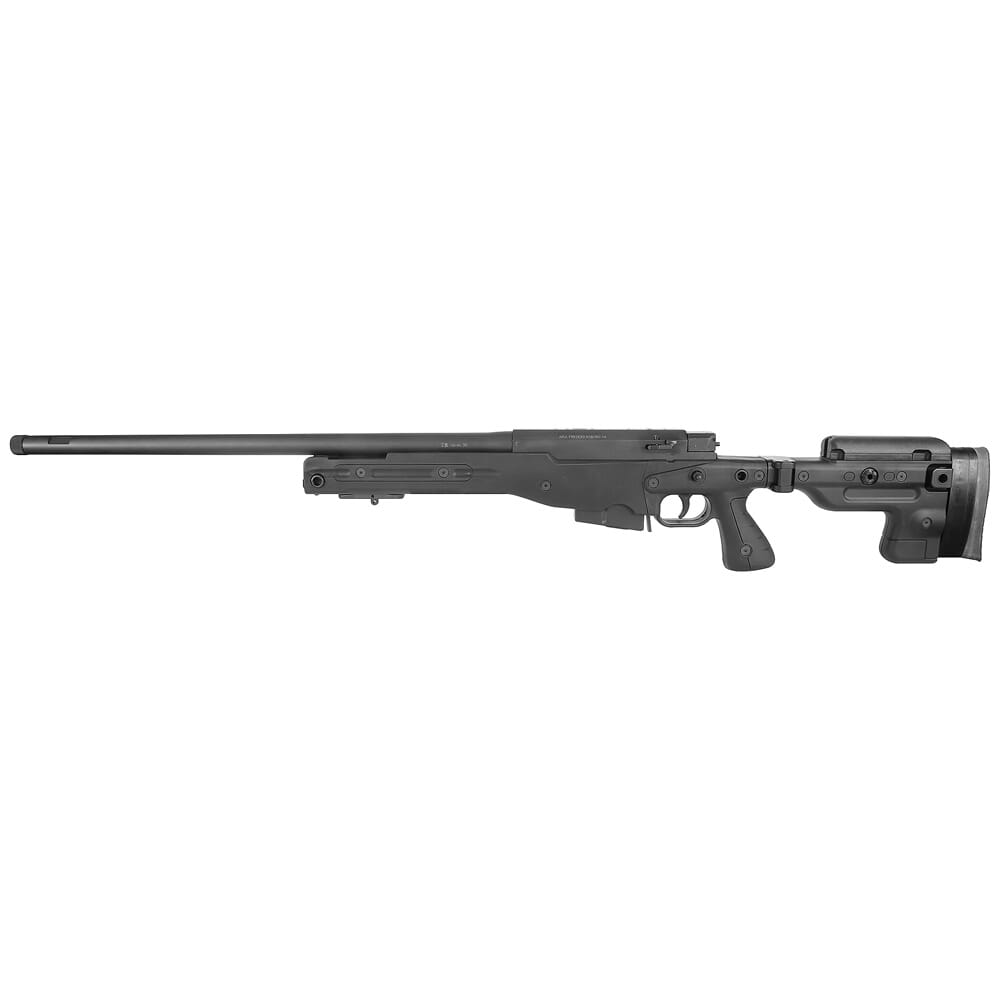 Accuracy International AT 6.5 Creedmoor 24" Threaded Folding Stock Black Rifle ATR6524FOBL