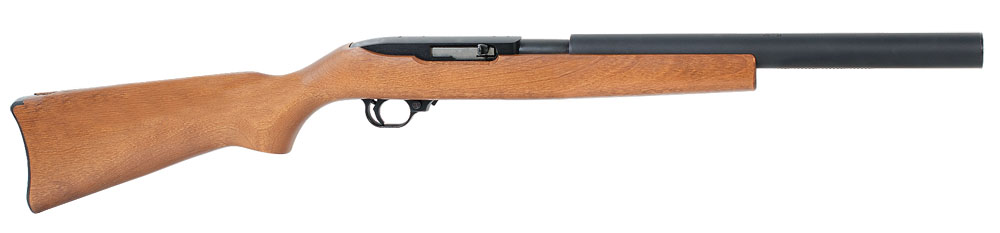 Ruger 10/22 with AWC Systems technology integral suppression. UA1677