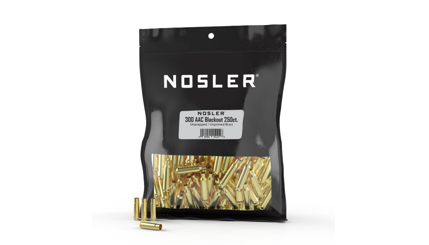 Nosler Brass - 300 Blackout (250ct) Bulk Brass Bag 45124