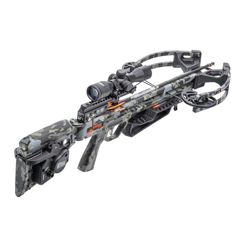 Wicked Ridge Invader M1 De-Cock Peak Camo Crossbow w/ACUdraw De-Cock &amp; Pro-View 400 Scope WR25005-9558